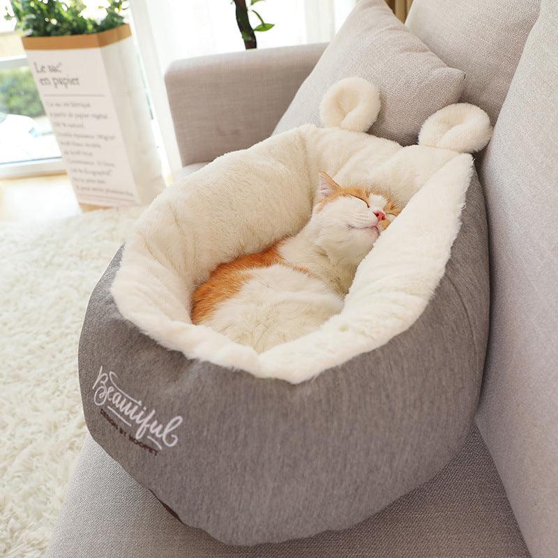 Cozy Cotton Dog Bed
