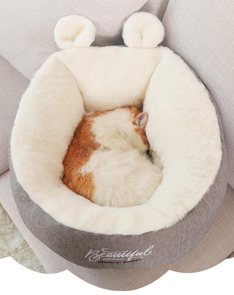 Cozy Cotton Dog Bed