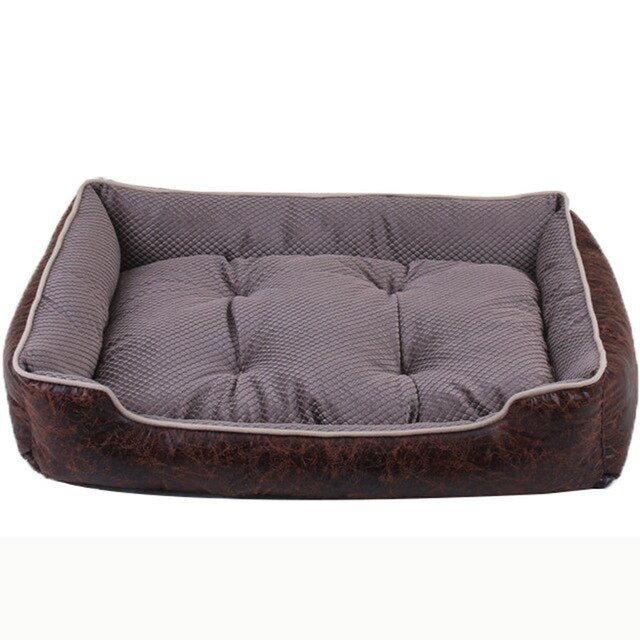 Leather cat or dog bed