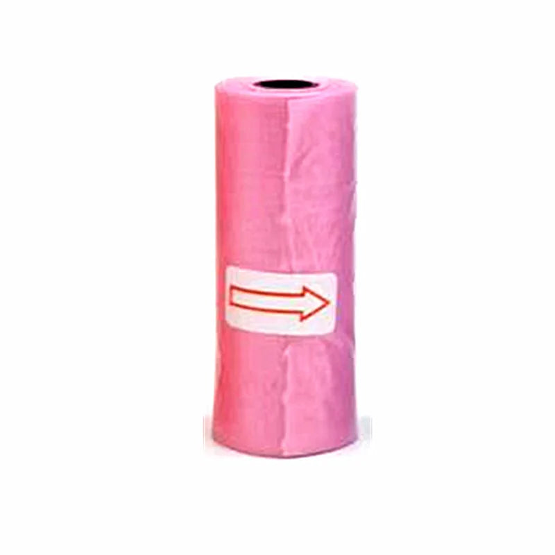 Random Color Cartoon Paw Graphic Dog Poop Bags Pet Poop Bags Leak-Proof Dog Waste Bags for Pet Supplies