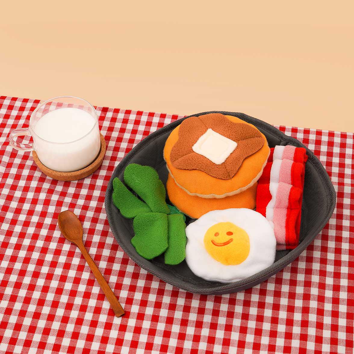 Breakfast Dog Toy