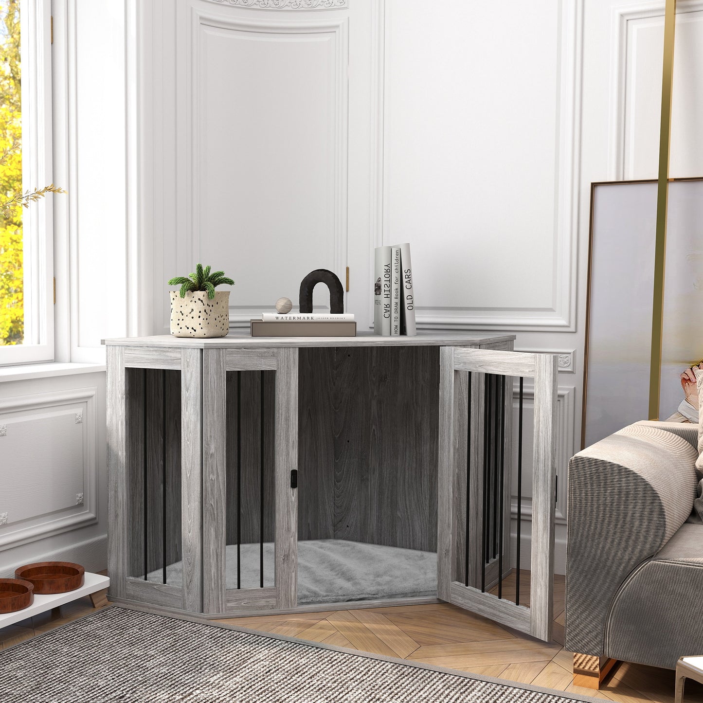 2 in 1 Dog Crate and Side Table