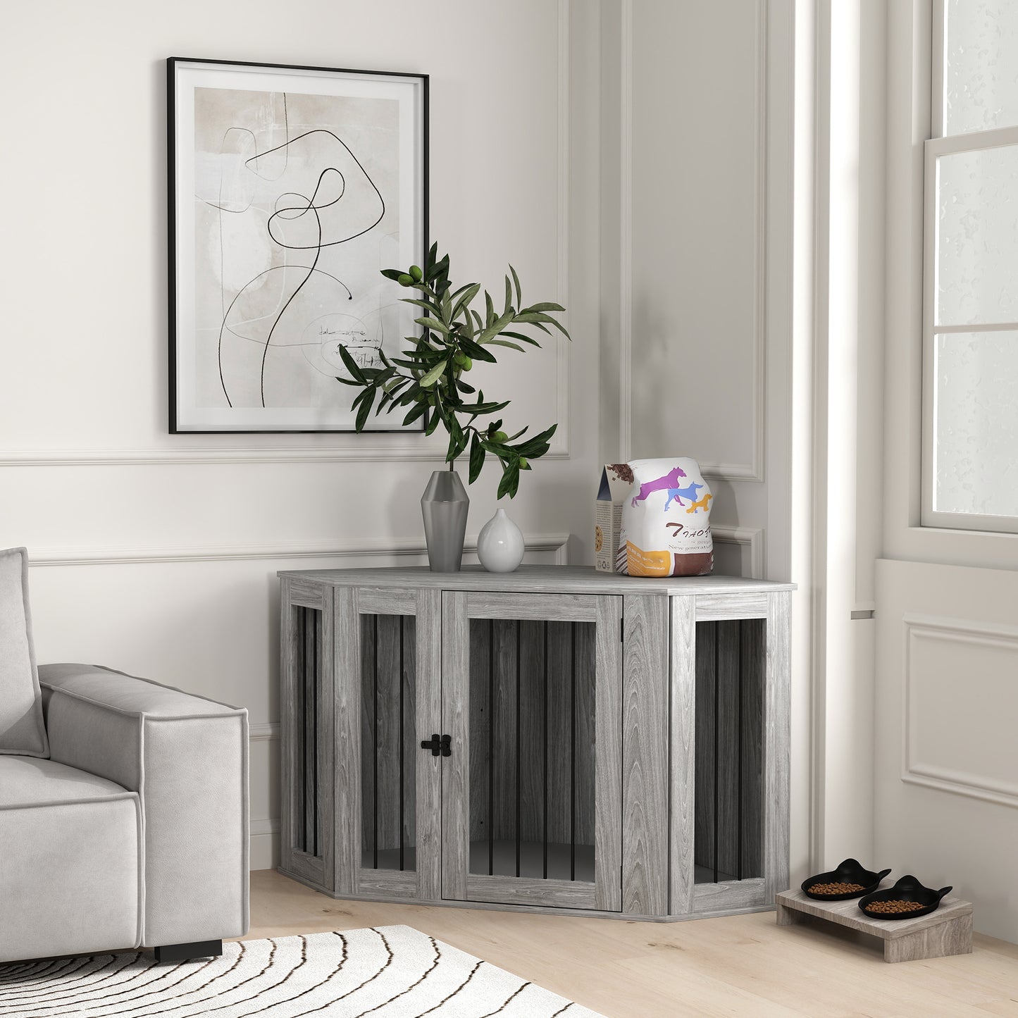 2 in 1 Dog Crate and Side Table